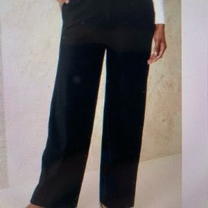 Coldwater Creek LINEN size 12 black rayon/spandex straight leg. Smoke free.